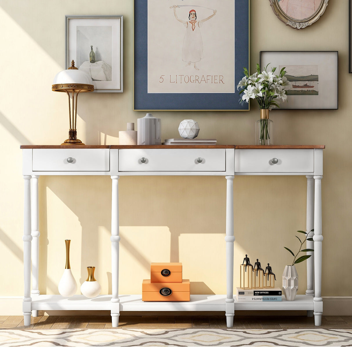 Solid Wood Console Table