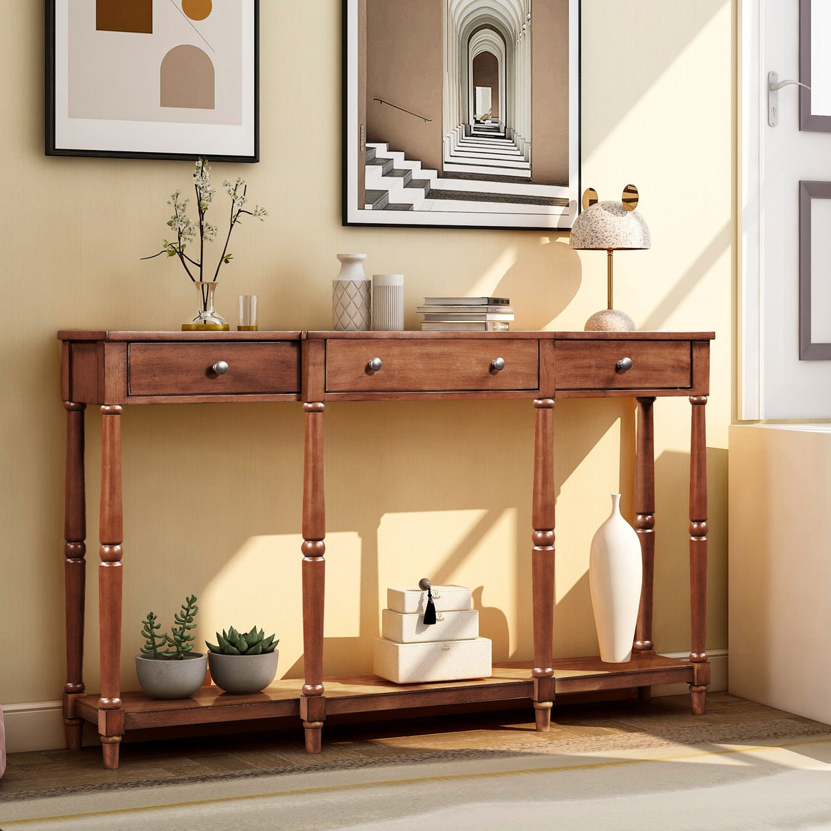 Solid Wood Console Table
