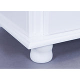 Danz Whitewash Solid Wood 2-drawer Nightstand