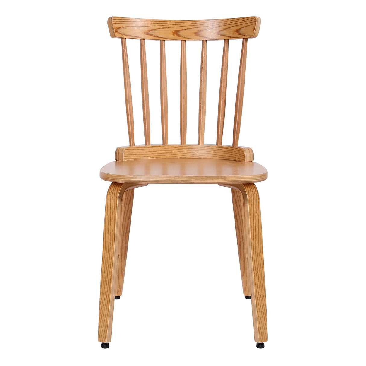 Solid Wood Spindle Back Windsor Dining Chairs, Set of 2 - 17.44" (W) x 19.7" (D) x 33.1" (H)