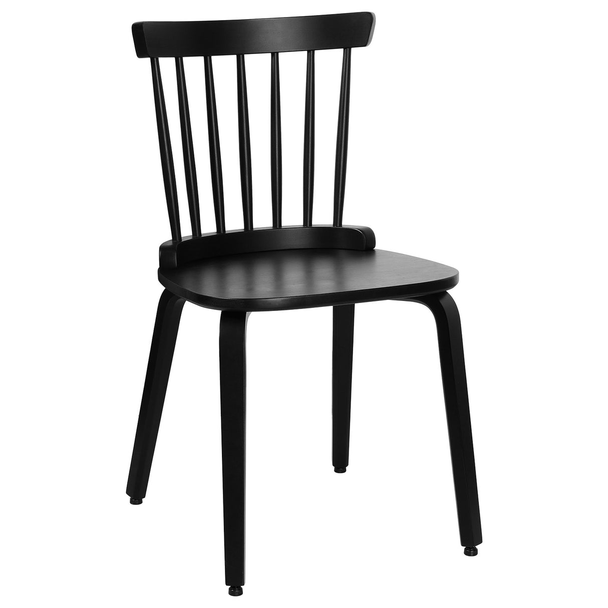 Solid Wood Spindle Back Windsor Dining Chairs, Set of 2 - 17.44" (W) x 19.7" (D) x 33.1" (H)