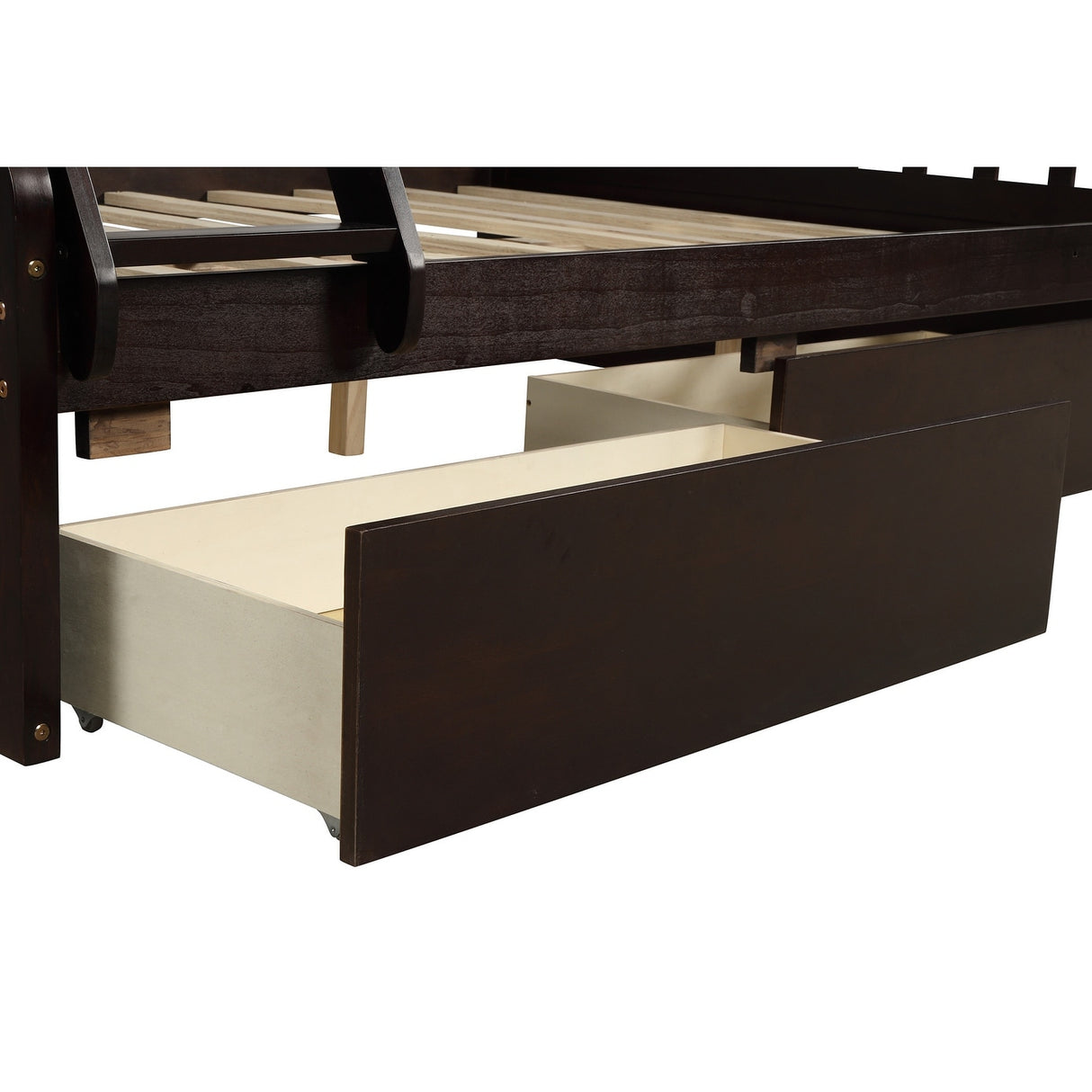 Solid Wood Twin Over Full Bunk Bed