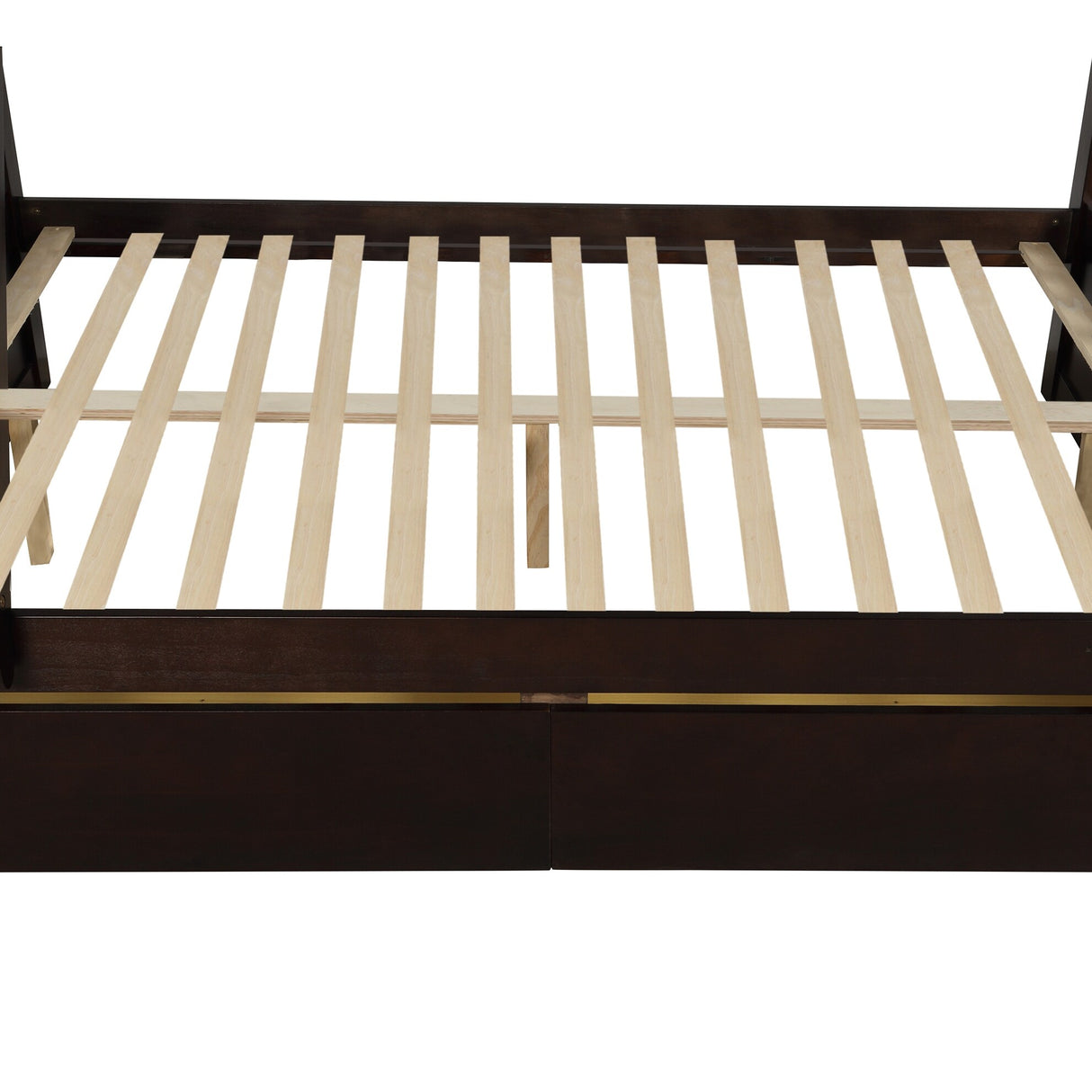 Solid Wood Twin Over Full Bunk Bed