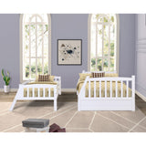 Solid Wood Twin Over Full Bunk Bed