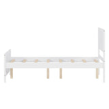 Solid & Stable Wood Full Size Platform Bed Frame