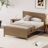 Solid & Stable Wood Full Size Platform Bed Frame