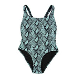 Solid & Striped Women's Blair Snake Print One Piece Swimsuit (S, Snake Jacquard)