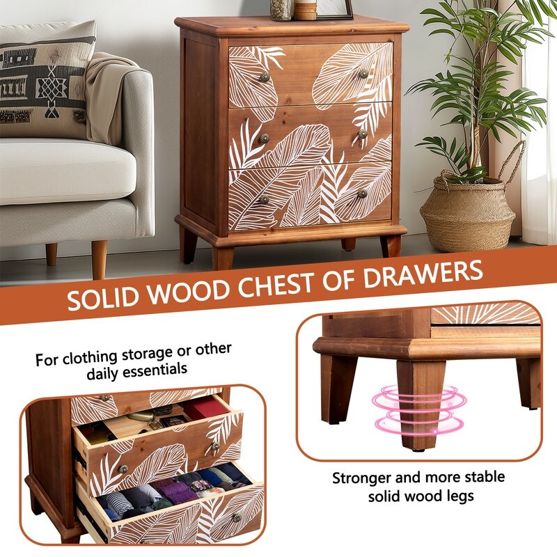 Solid wood Dresser chest
