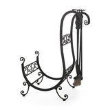 Solis Log Rack and Tool Set by Christopher Knight Home - 22.00" W x 16.00" L x 31.00" H