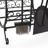 Solis Log Rack and Tool Set by Christopher Knight Home - 22.00" W x 16.00" L x 31.00" H