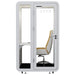 Solo Office Sound Booth Pod Audio Privacy, Mobile Roller with Desk, LED Light, Fans and AC USB Ports