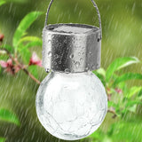Soltoostar 8-Pack Solar Powered Color Changing LED Glass Ball Light - N/A