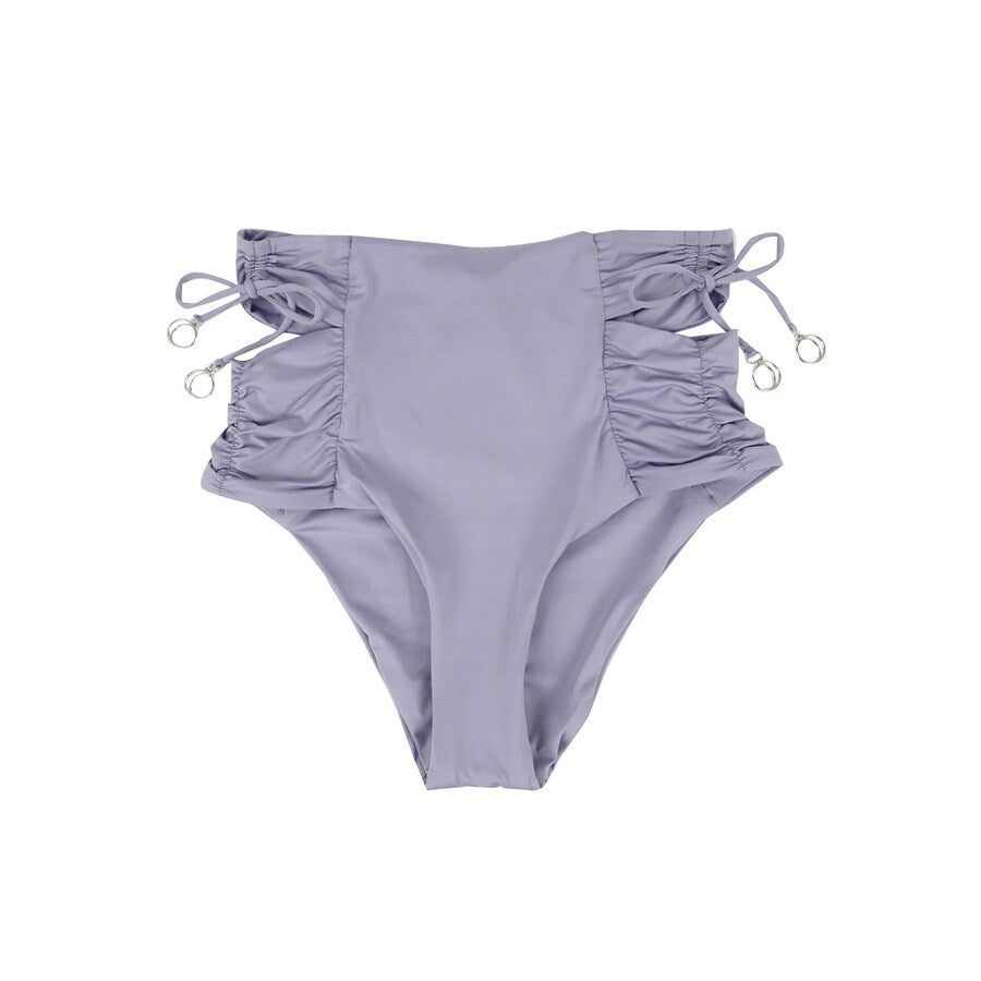 Soluna Women's Cutout High-Waist Bikini Swim Bottom Separates Swimsuit