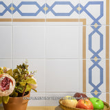 Merola Tile Revival Frame 7-3/4" x 7-3/4" Ceramic Floor and Wall Tile