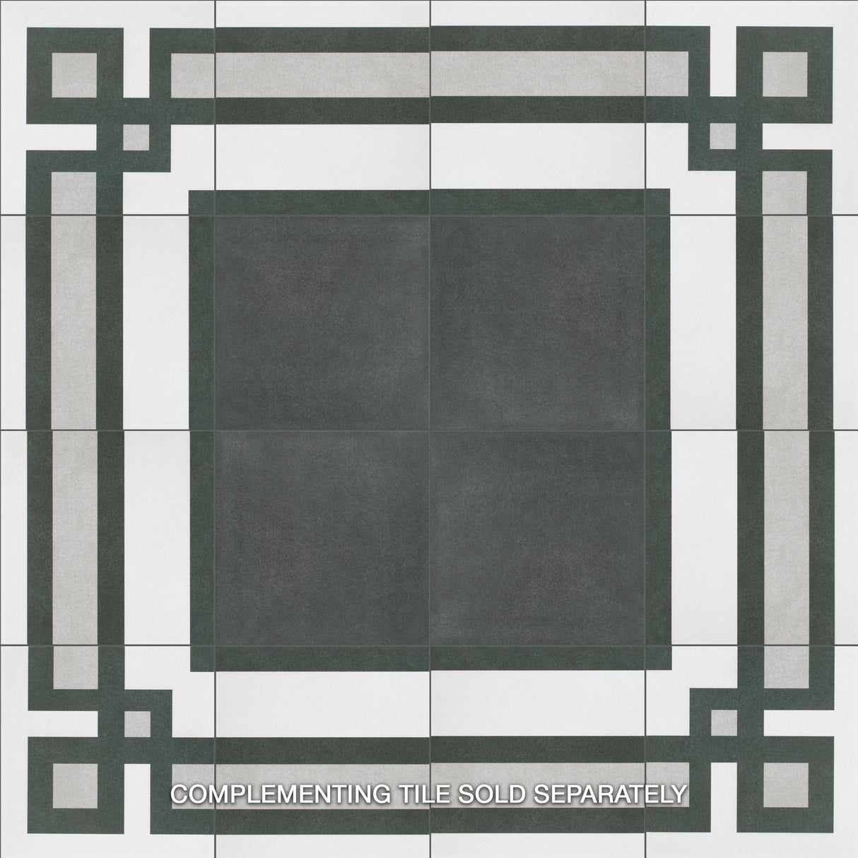 Merola Tile Twenties Corner 7-3/4" x 7-3/4" Ceramic Floor and Wall Trim