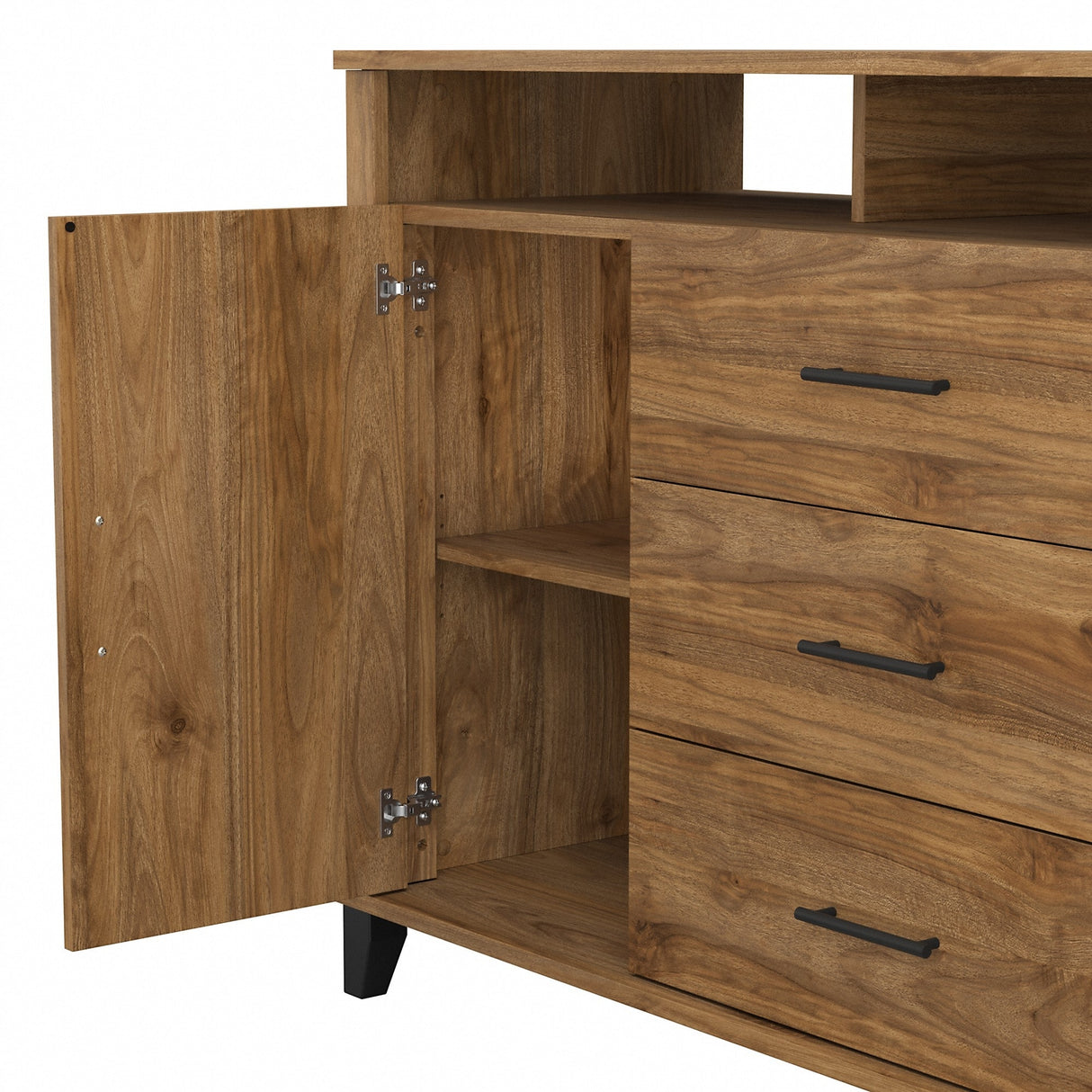 Somerset 3 Drawer Dresser and Bedroom TV Stand by Bush Furniture
