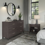 Somerset 6 Drawer Dresser and Nightstand Set by Bush Furniture