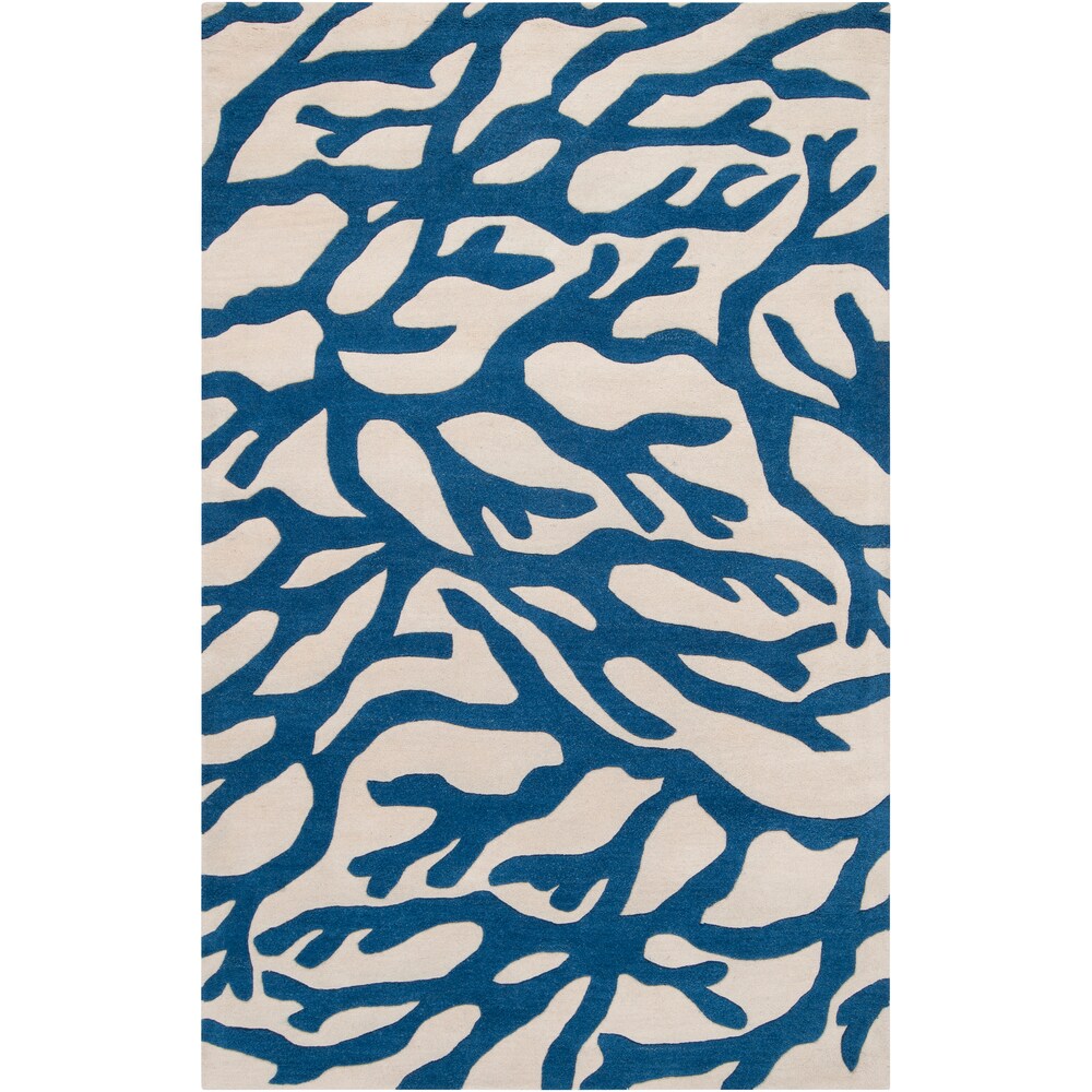 Hand-tufted Avondale Beach Inspired Wool Area Rug - 2' x 3'