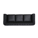 Somerville Microfiber Chesterfield Sofa by Christopher Knight Home