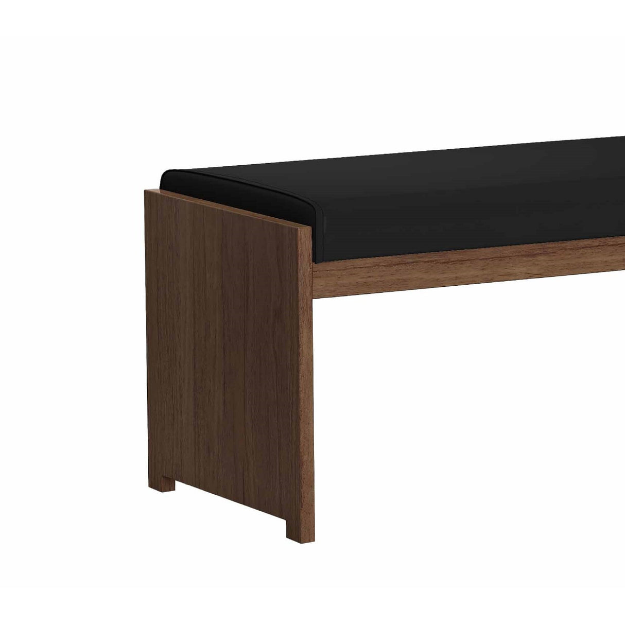 Somette Emily Modern Wood Dining Set with Table, Nook and Bench