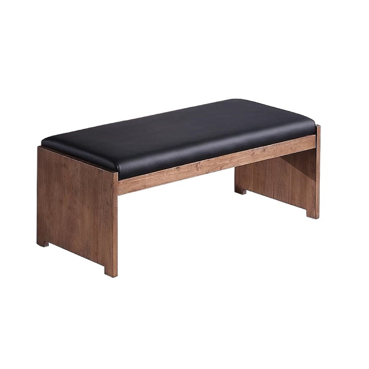 Somette Emily Modern Wood Dining Set with Table, Nook and Bench