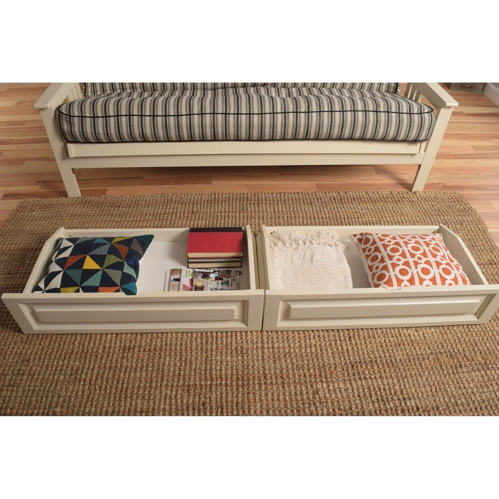Porch & Den Dent Full Size Futon Storage Drawers