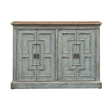 Somette Haversham Aged Blue Four Door Credenza