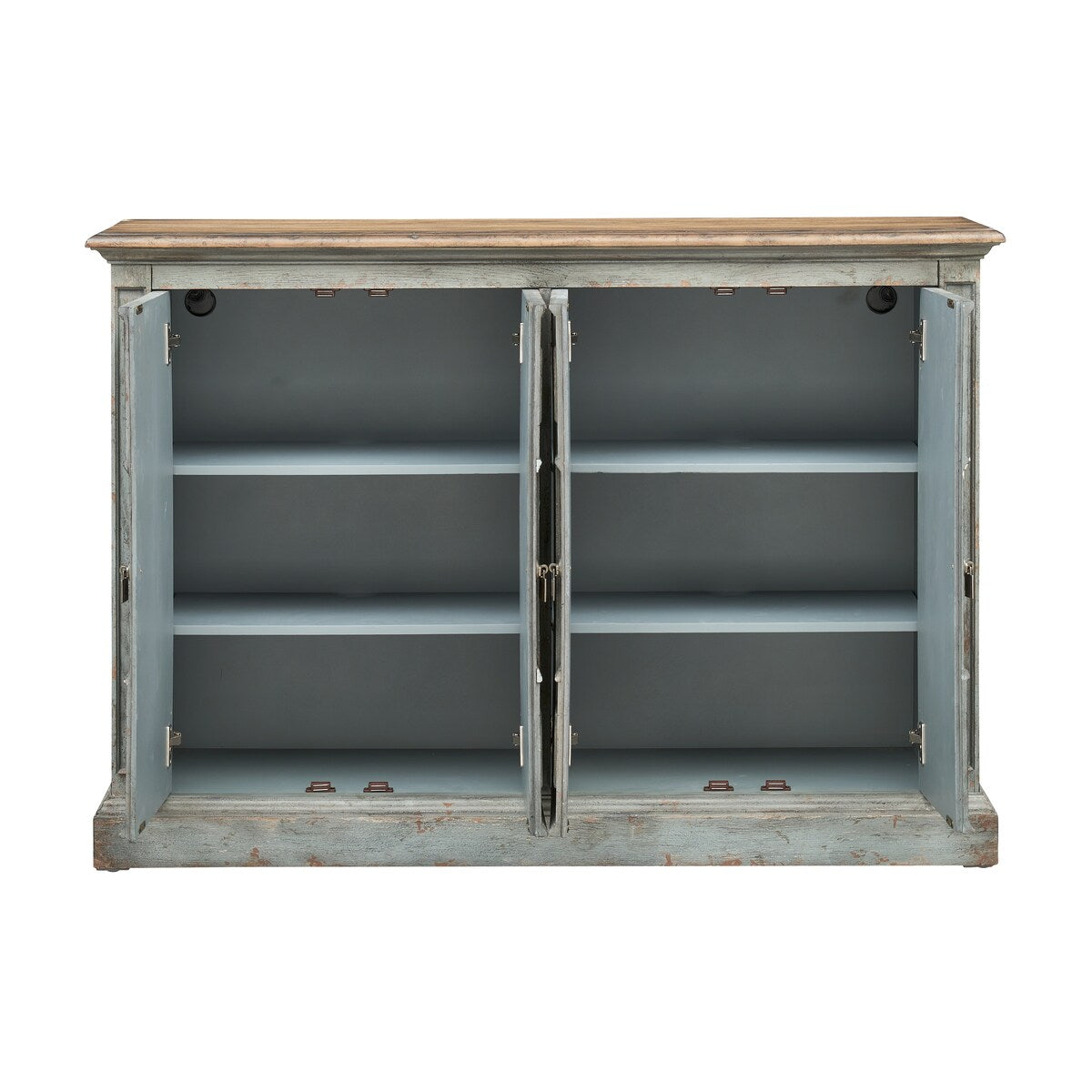 Somette Haversham Aged Blue Four Door Credenza