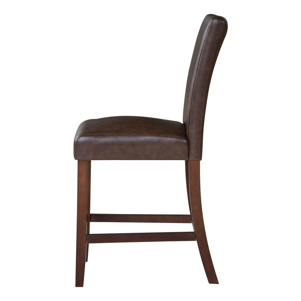 Somette Hebron 24-inch Brown Counter Stool (Set of 2) - 24"
