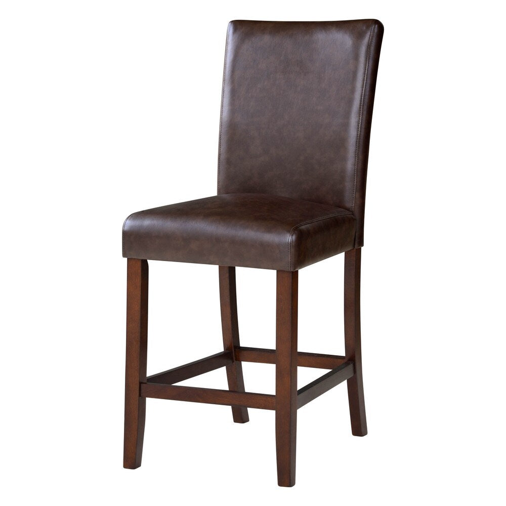 Somette Hebron 24-inch Brown Counter Stool (Set of 2) - 24"