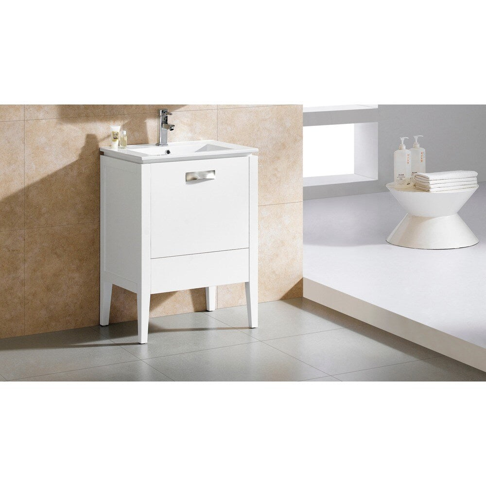 Fine Fixtures Manchester 20-inch Vanity with Vitreous China Sink Top