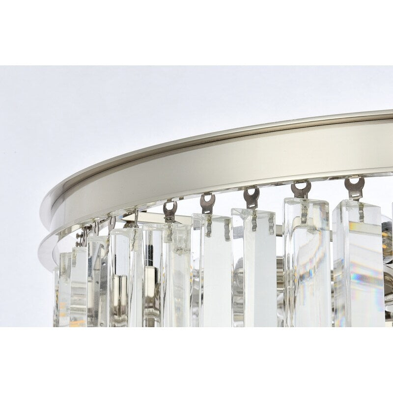 Somette Perth Collection Grand Crystal Pendant Lamp