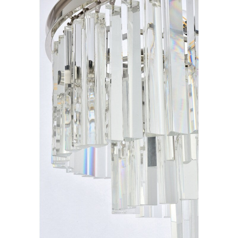 Somette Perth Collection Grand Crystal Pendant Lamp