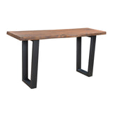 Somette Sequoia Light Brown Console Table - 2 Cartons