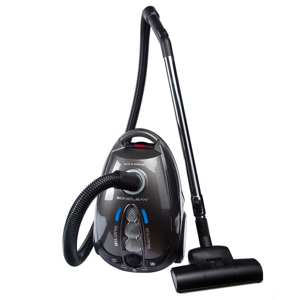 Soniclean Galaxy 1150 Canister Vacuum Cleaner with BONUS bags and Filter