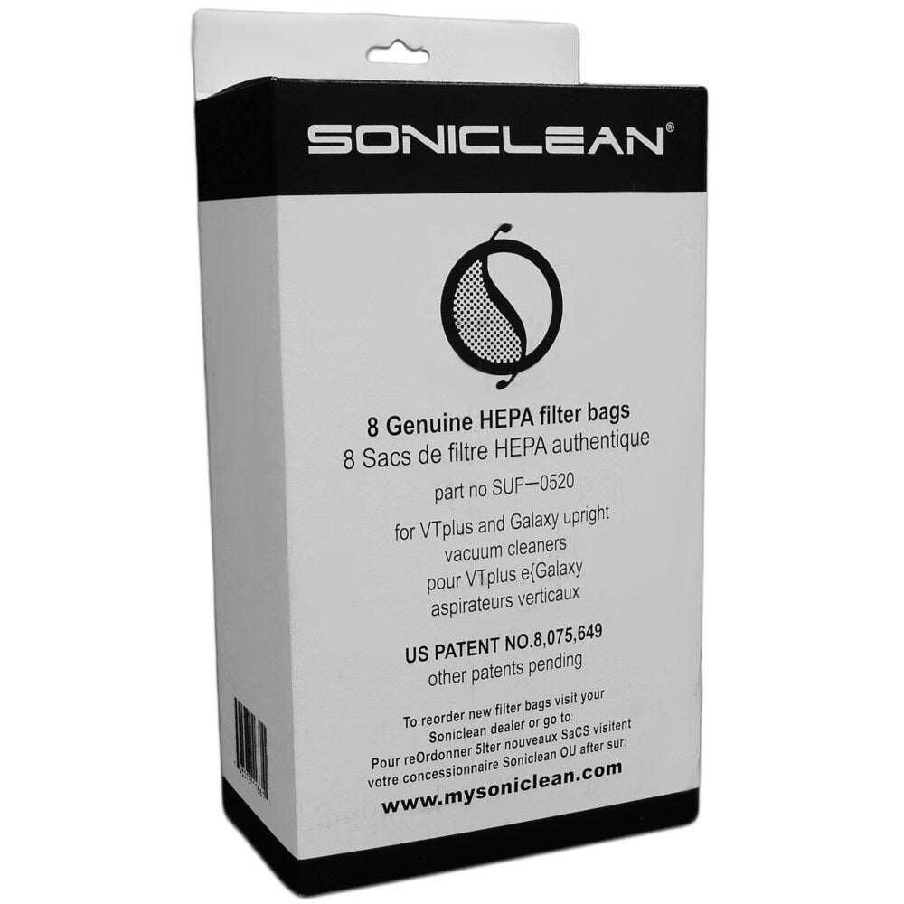 Soniclean Upright Seal-Tech HEPA Filter Bags