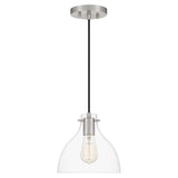 Sonoma 1-Light Brushed Nickel Mini Pendant - Brushed Nickel