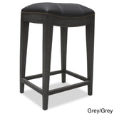 Sonoma Italian Leather and Alder Wood Barstool
