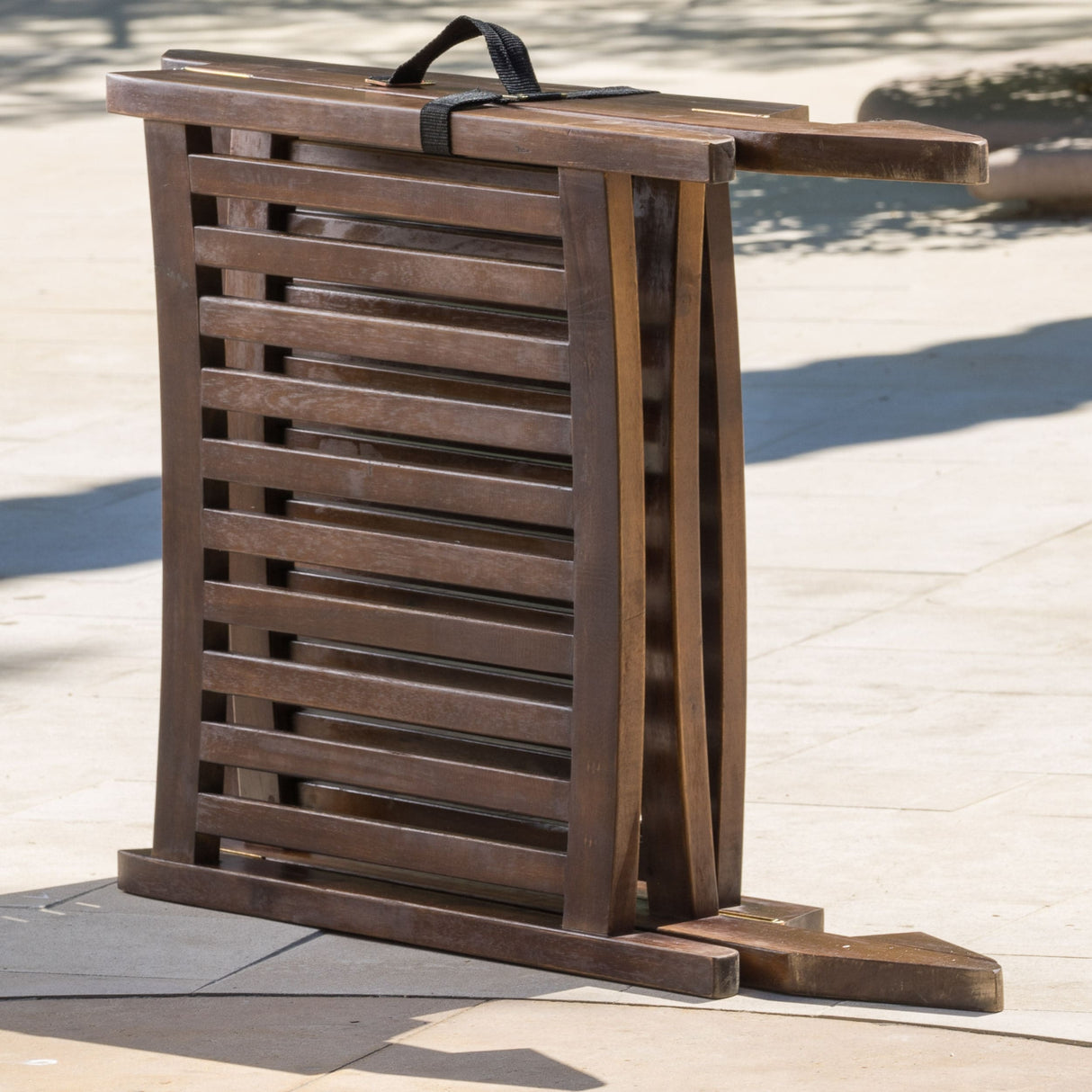 Sonora Wood Folding Lounger with Cushion by Christopher Knight Home