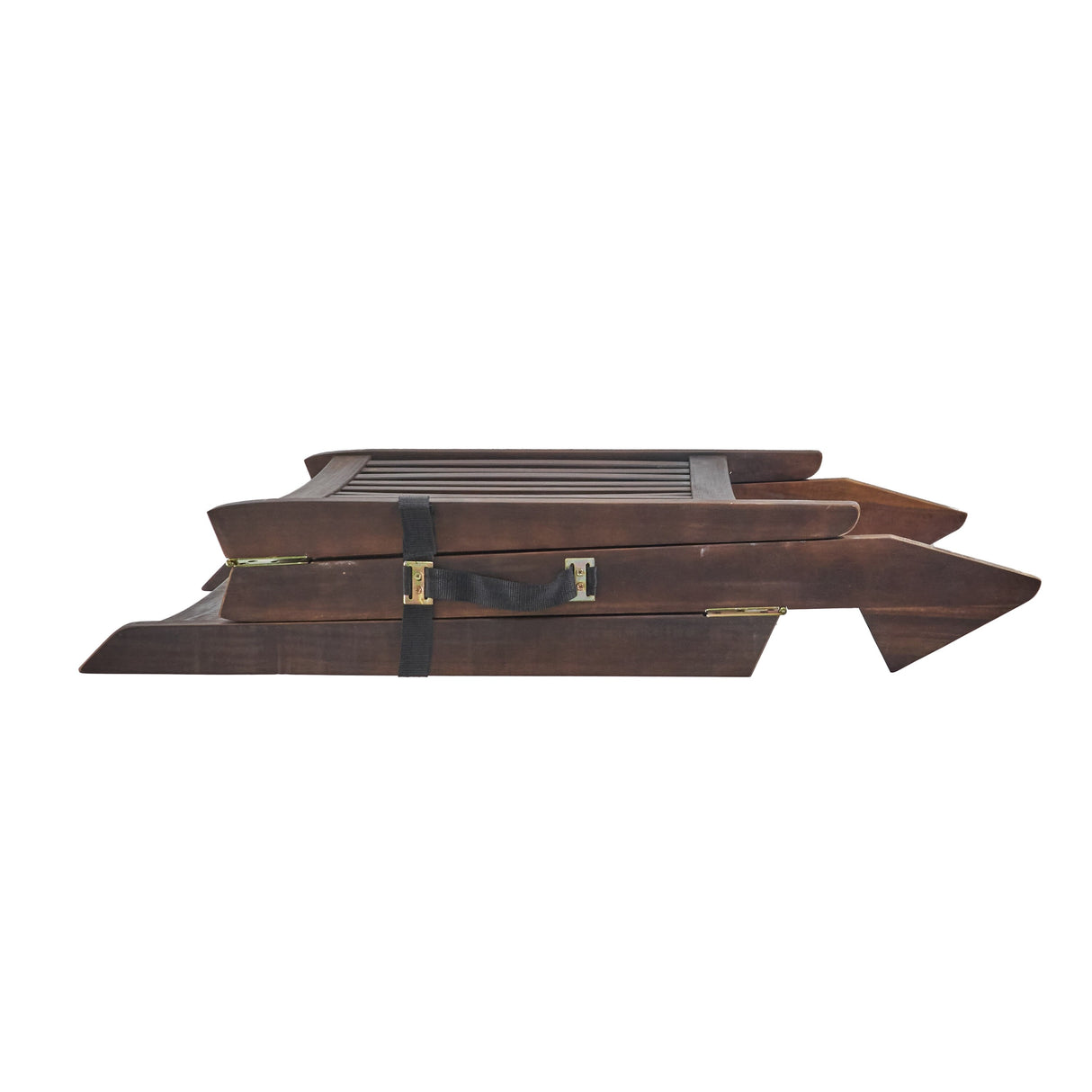 Sonora Wood Folding Lounger with Cushion by Christopher Knight Home
