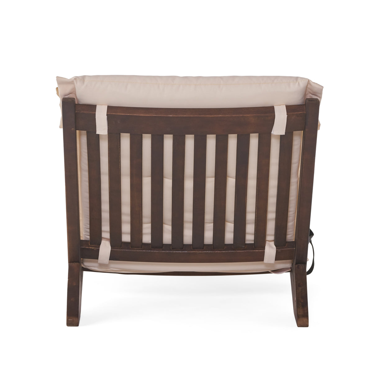 Sonora Wood Folding Lounger with Cushion by Christopher Knight Home