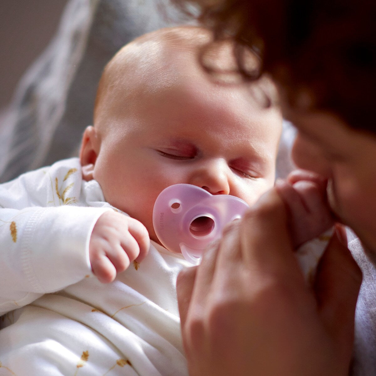 Soothie Heart Pacifier 2 Pack in Pink