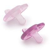 Soothie Heart Pacifier 2 Pack in Pink