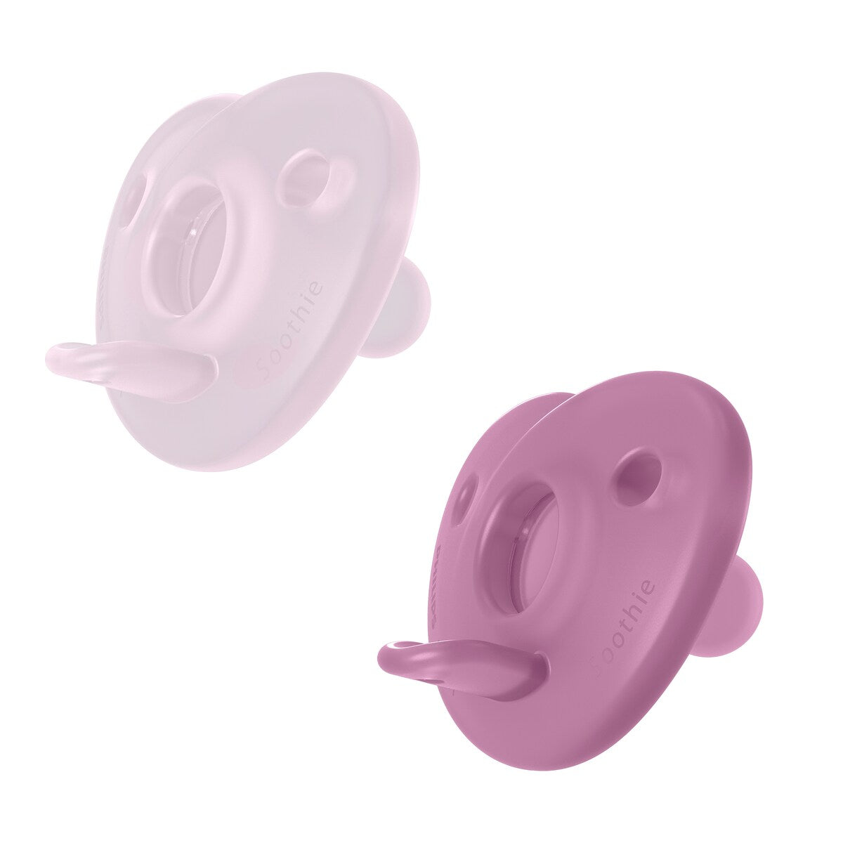 Soothie Heart Pacifier 2 Pack in Pink
