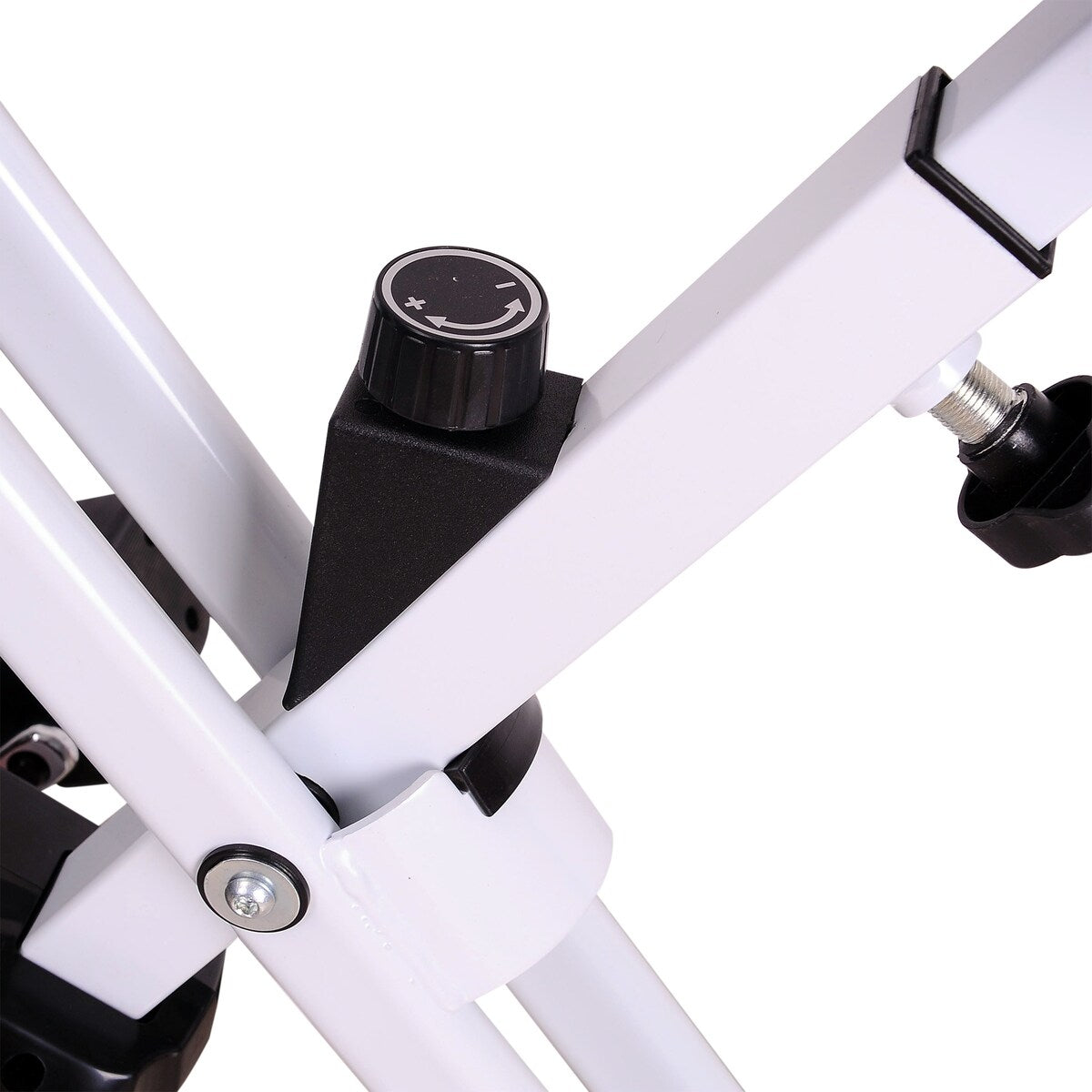 Soozier Folding Exercise Bike LCD Monitor Home Gym Exercise Adjustable Tension Padded Seat Heart Rate Monitor Pulse Sensor