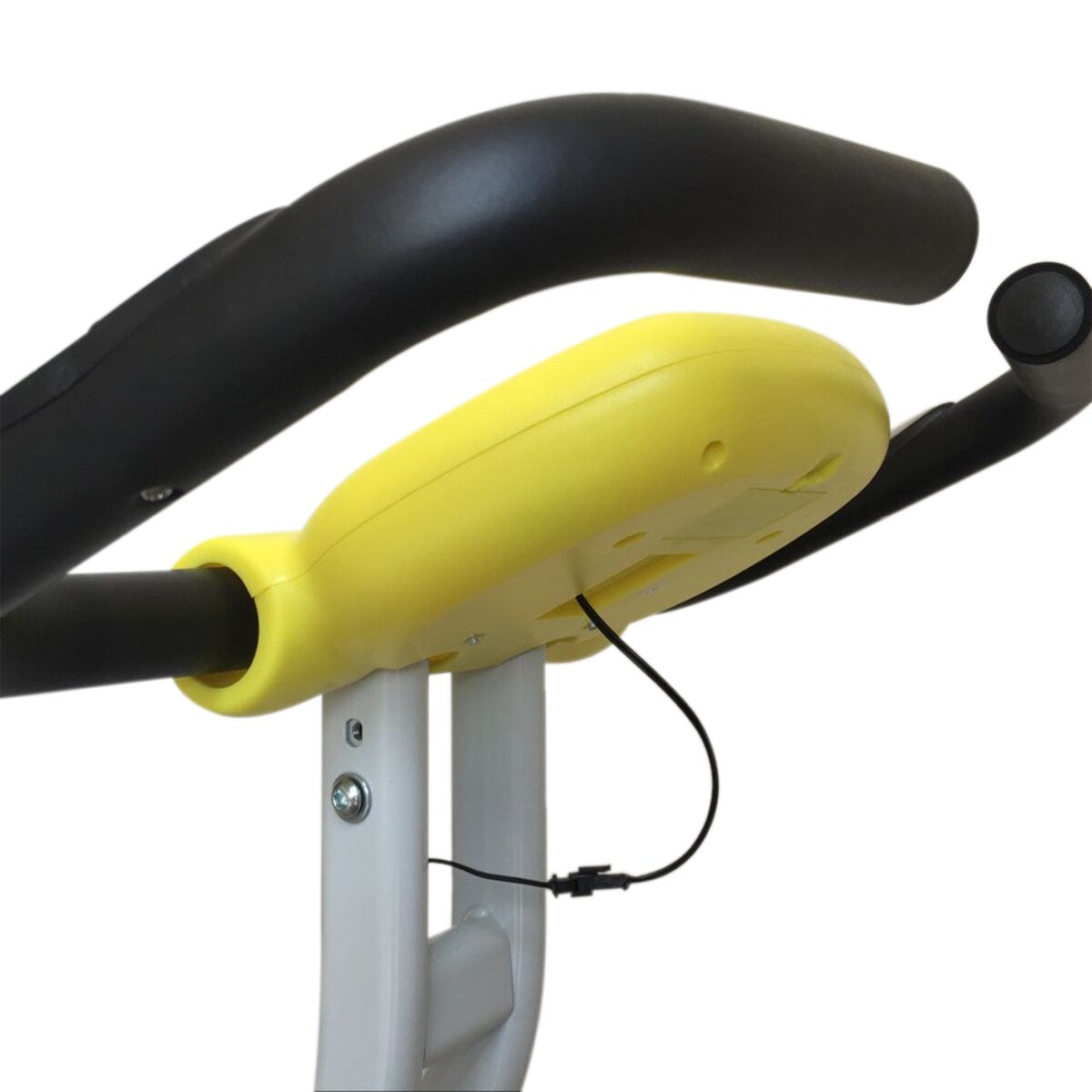 Soozier Folding Exercise Bike LCD Monitor Home Gym Exercise Adjustable Tension Padded Seat Heart Rate Monitor Pulse Sensor