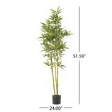 Soperton Artificial Tabletop Bamboo Plant by Christopher Knight Home