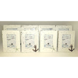 Sophia Rae Decorative Seaside Picture Frame Set of 8 Frames- Distressed White