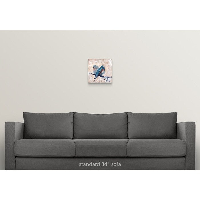 "Blue Birds" Canvas Wall Art