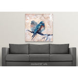 "Blue Birds" Canvas Wall Art